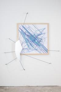 Timegraft and drawing, Martino Genchi, 2017. Courtesy the artist in Galleria Micheal Rizzo