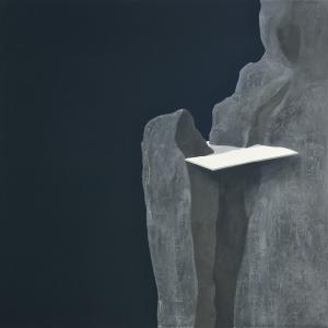 platform | tecnica mista su tela | 70×70 cm
