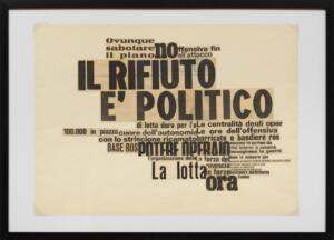 Nanni Balestrini, Serie Potere Operaio, 1975, Collage su carta, 42x58 cm
