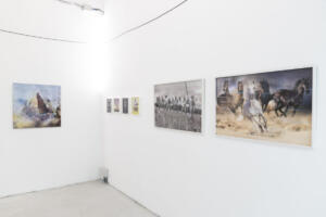 L'Era dei Giganti, Alessandro Sambini, 2023, installation view.