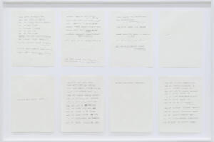 Mario, Acronyms #1, 2021, Pen on paper, 60x90 cm. 