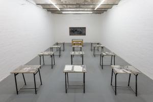 Andrea Mastrovito, La Diseduacazione al Reale, installation view