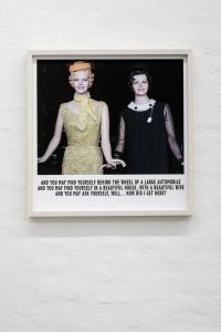 MONEY MONEY MONEY Francesco Jodice, West, And you may find yourself behind the wheel of a large automobile and you may find yourself in a beautiful house, with a beautiful wife and you may ask yourself, well... how did I get here? 2017, courtesy Galleria Michela Rizzo and the artist photo by Francesco Allegretto