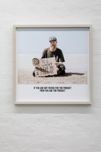 Francesco Jodice, West, If you are not paying for the product then you are the product, 2014, courtesy Galleria Michela Rizzo and the artist photo by Francesco Allegretto