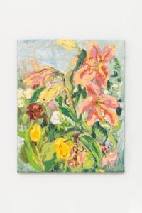 Martina's Flowers, 2020, olio su lino, 50 x 40 cm 