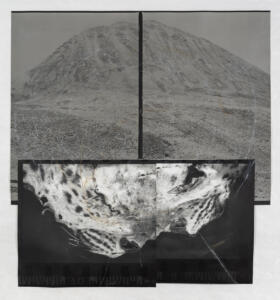 Michael Höpfner, Unfinished Walking Circle to Lamo Lhatso, 2022, silver gelatine prints, 267 x 252 cm