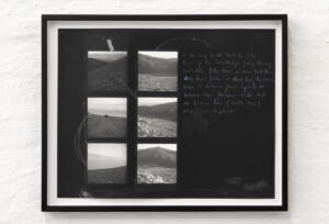 Michael Höpfner, Unfinished Walks To Tangra Tso 2007 and 2017 IX, 2022, white pencil on silver gelatine prints artist prints, 23.5 X 30 cm