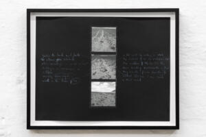 Michael Höpfner, Unfinished Walks To Tangra Tso 2007 and 2017 VI, 2022, white pencil on silver gelatine prints artist prints, 23.5 X 30 cm