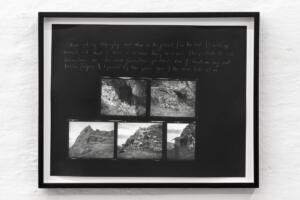 Michael Höpfner, Unfinished Walks To Tangra Tso 2007 and 2017 VII, 2022, white pencil on silver gelatine prints artist prints, 23.5 X 30 cm